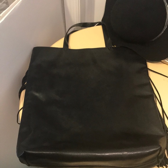 Victoria’s Secret black fringe tote - Picture 7 of 8